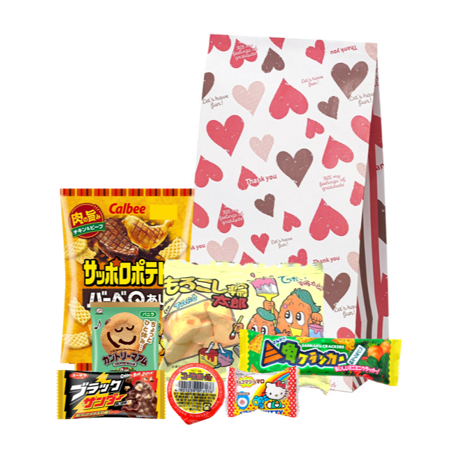 300円ハート袋詰め7点セット