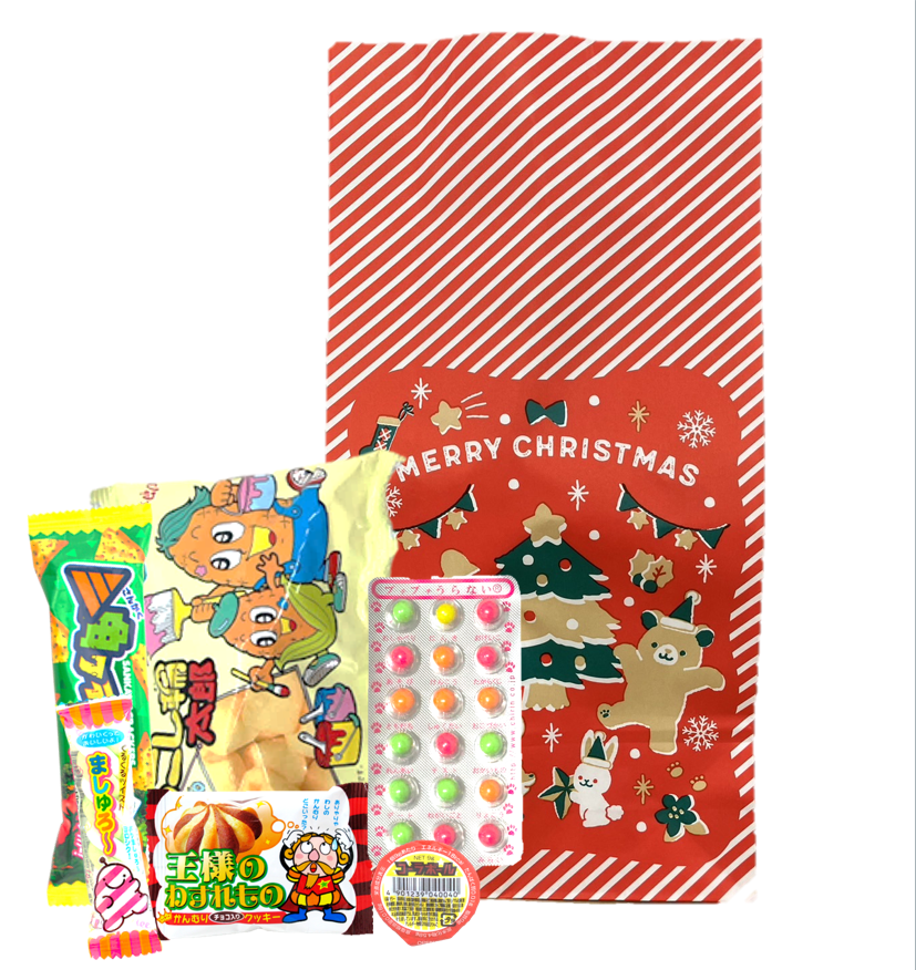 2024年 クリスマスお菓子袋詰め250円6点セット