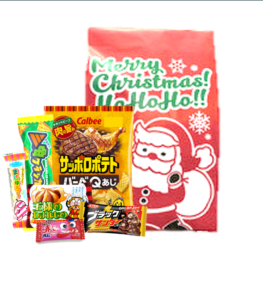 2024年 クリスマスお菓子袋詰め300円6点セット