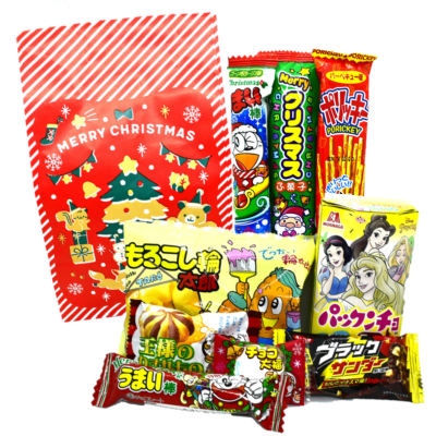 クリスマス500円お菓子袋詰め　お菓子9点入　XM23-500