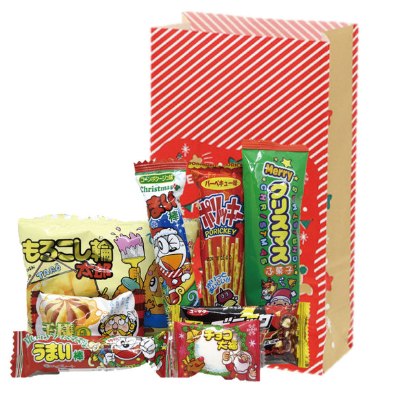 クリスマス300円お菓子袋詰め　お菓子8点入　XM23-300